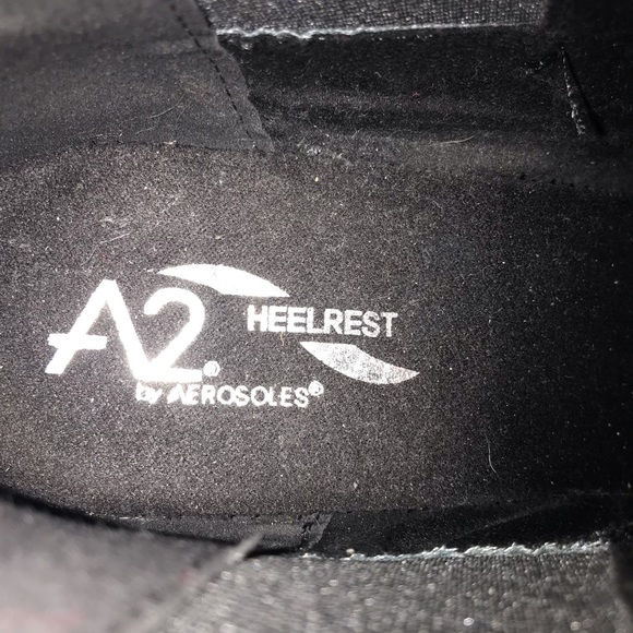 A2 by aerosoles “heelrest” black ankle boots size 10.5M - Picture 5 of 5